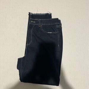 Soho Apparel Dark Indigo Cropped Ankle Jeans